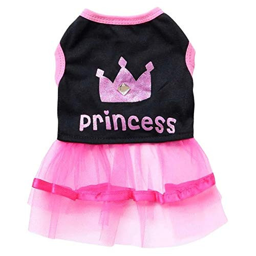 Sebaoyu Dog Dresses for Small Dogs Summer Pet Costume Daisy Dog Princess Tutus Cute Puppy Clothes Apparel Cat Outfits for Small, Medium,Large Girl Breed Doggie 1 Pieces -Pink, Medium-