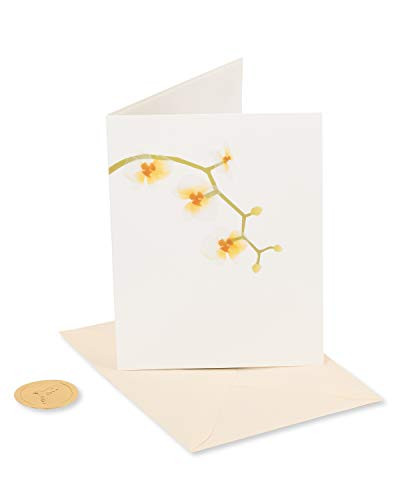Papyrus Blank Card -Elegant Flowers-