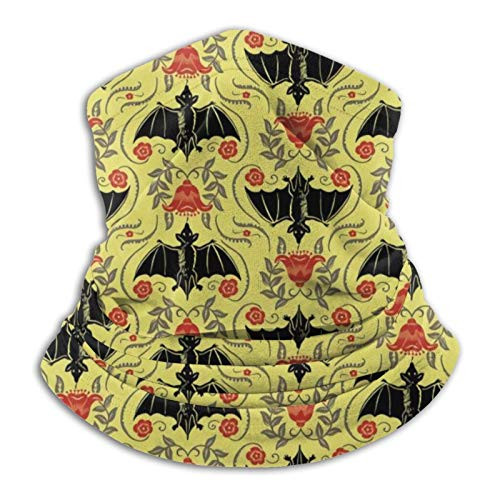 antkondnm Blossom Bats Face Mask Headband Neck Warmer Gaiter Head Wrap Scarf Headwear Balaclava