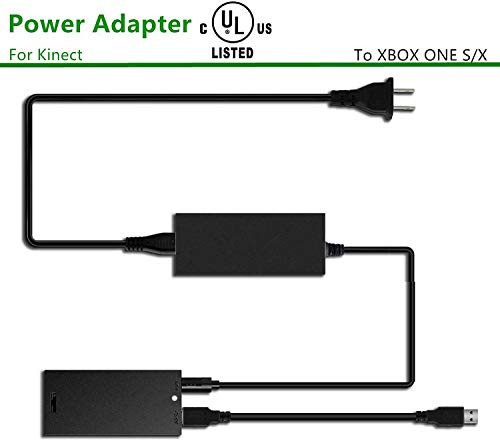 Samtech Xbox Kinect Adapter, Kinect Adapter for Xbox One, Xbox One X, Xbox One S and Windows 10 PC, kinect 2.0 Sensor Adapter with USB 3.0