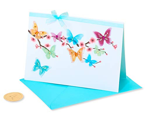 Papyrus Blank Card -Cherry Blossom-