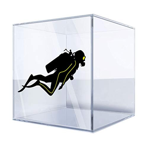 Decal Sticker Scuba Diver Figure 3 X 1,5
