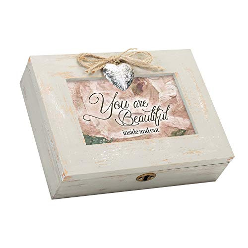 Cottage Garden You are Beautiful Inside & Out Natural Taupe Wood Locket Music Box Plays You Light Up My Life Cottage Garden You are Beautiful Inside & Out Natural Taupe Wood Locket Music Box Plays You Light Up My Life