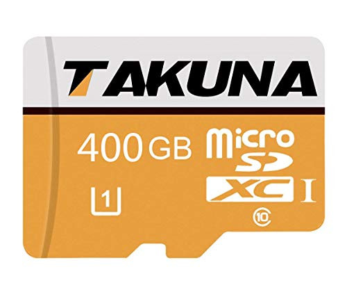 TAKUNA 400GB Micro SD SDXC Card High Speed Micro SD SDXC Card Class 10 Memory Card with SD Adapter