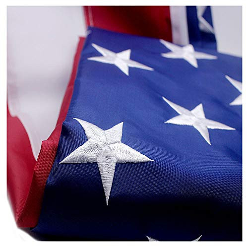 VSVO American Flag 4x6 ft with Durable 300D Nylon Outdoor Flags - UV Protected, Embroidered Stars, Sewn Stripes, Brass Grommets Outside US Flags. VSVO American Flag 4x6 ft with Durable 300D Nylon Outdoor Flags - UV Protected, Embroidered Stars, Sewn Stripes, Brass Grommets Outside US Flags.