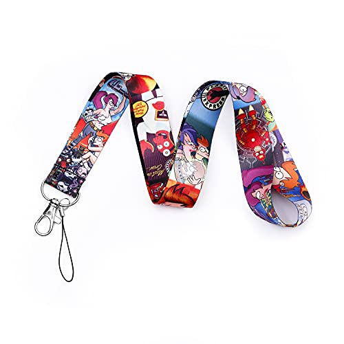 "Futurama Lanyard- Hook  and  Phone String - Keychains Or Id Badge Holders -LD-Futurama 2-