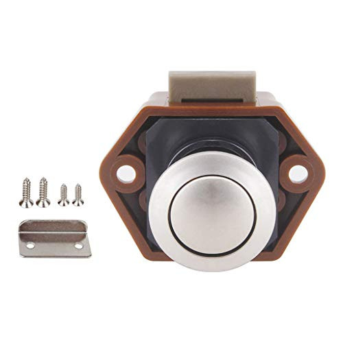 CHENGBEI Diameter 20mm Camper Car Push Lock RV Caravan Boat Drawer Latch Button Locks for Furniture Hardware