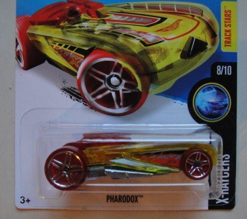 Hot Wheels 2016 X-raycers Pharodox 18/250 Clear Yellow