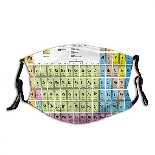 Adult Mask Inspirational Science Chemistry Elements Kids Learning Fun Image Print Fabric Cotton Face Masks Washable Cloth Masks for Men Women Cycling Camping Travel Adult Mask Inspirational Science Chemistry Elements Kids Learning Fun Image Print Fabric Cotton Face Masks Washable Cloth Masks for Men Women Cycling Camping Travel
