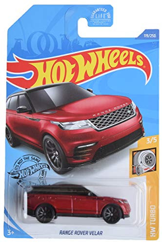 Hotwheels Range Rover Velar, Turbo 119/250 -red-