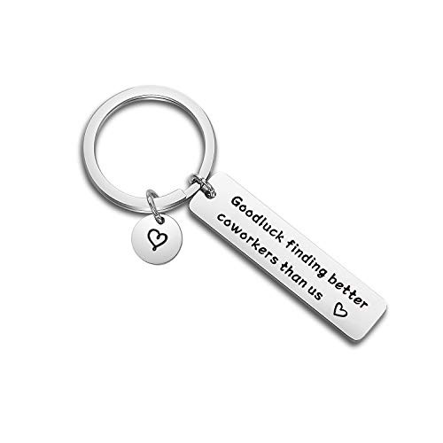 SEIRAA Coworker Leaving Gift Good luck Finding Better Coworker Than Us Keychain Colleague keychain Goodbye Gift -coworker keychain- SEIRAA Coworker Leaving Gift Good luck Finding Better Coworker Than Us Keychain Colleague keychain Goodbye Gift -coworker keychain-