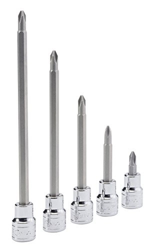 Genius Tools 1/4" Dr. PH.2 Philips Bit Socket, 180mmL - 308 plus1702