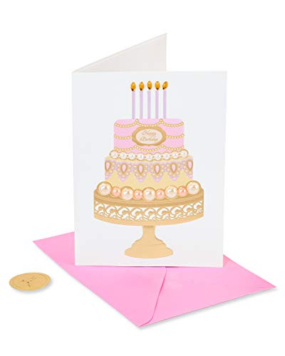 Papyrus Birthday Card for Her -Pearl Birthday Cake-
