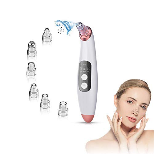 Blackhead Remover Pore Vacuum with 6 Probes, AISIBO Electric Facial Blackhead Cleaner Tool USB Rechargeable for Facial Deep Cleansing, 3 Adjustable Suction Blackhead Remover Pore Vacuum with 6 Probes, AISIBO Electric Facial Blackhead Cleaner Tool USB Rechargeable for Facial Deep Cleansing, 3 Adjustable Suction