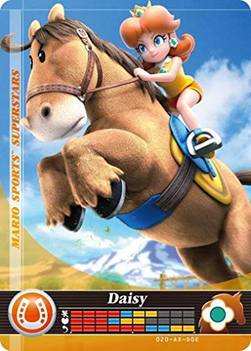Nintendo Mario Sports Superstars Amiibo Card Horse Racing Daisy for Nintendo Switch, Wii U, and 3DS