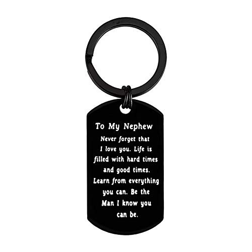 Nephew Keychain Gifts Inspirational Nephew Gifts to My Nephew Never Forget That I Love You Keychain Nephew Graduation Gifts Christmas Birthday Gifts Nephew Gifts from Aunt Uncle