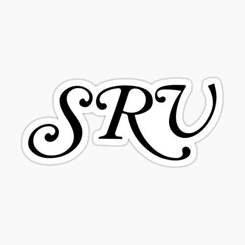 Set of 2-3INCH Sticker -SRV-Stevie Ray Vaughan-Number one - Guitar-Blues-Rock-Legend,b Sticker