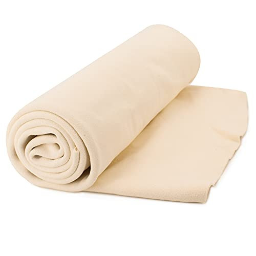 KAXMOON Chamois Drying Cloth Car Drying Towel Real Leather Super Absorbent Fast Drying Natural Chamois Car Wash Cloth Accessory -4.3 sq ft-