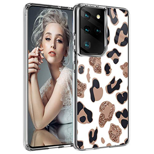 Galaxy S21 Ultra Silicone Case for Samsung Galaxy S21 Ultra Case Clear with Design for Women Cute Leopard Pattern TPU Bumper Protective Cover Case for Samsung S21 Ultra Phone Case Galaxy S21 Ultra Silicone Case for Samsung Galaxy S21 Ultra Case Clear with Design for Women Cute Leopard Pattern TPU Bumper Protective Cover Case for Samsung S21 Ultra Phone Case