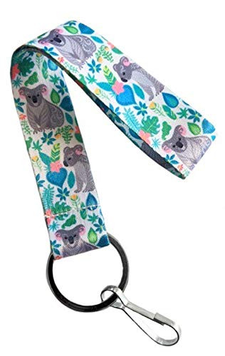Execucat Koala Wristlet Lanyard Keychain ID Badge Holder