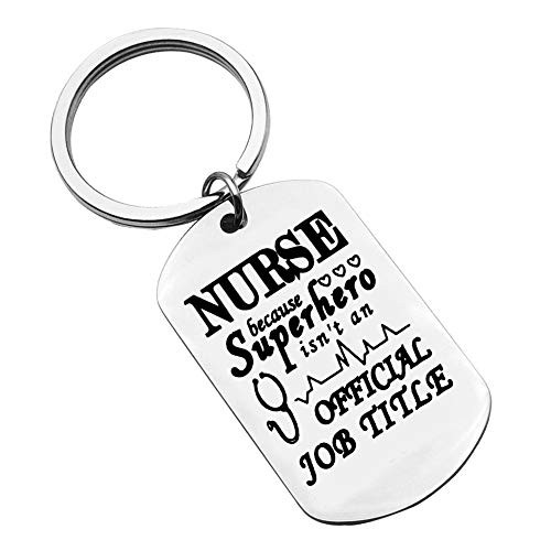 Nurse Gift Keychain Nurse Valentines Birthday Graduation Gift for Nursing School Students Gift Nurses Jewelry Funny Appreciation Gift for Nurse Practitioner Gift for Women Men Nurse Thank You Gifts