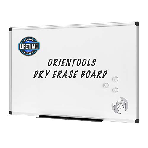 Magnetic Dry Erase Board/Whiteboard with Silver Aluminum Frame, Wall Mounted White Board for Office, Home & School (36 X 24 Inches)