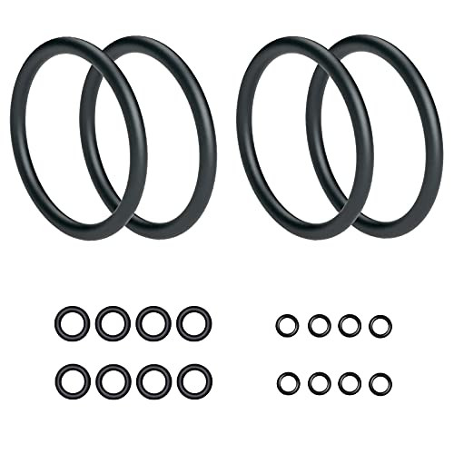 Set of 4 Keg O Rings Ball Lock Keg Gasket Beer Keg Seal O-Ring Gasket Replacement Kit for Cornelius Keg Home Brew Keg Ball Lock Corny Keg Soda Keg Homebrew Wine Making Beer Brewing, Black