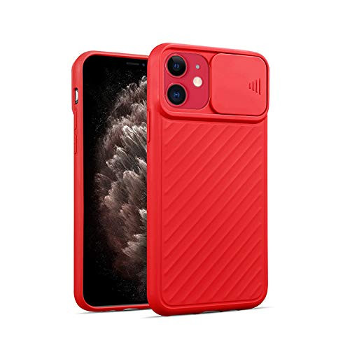 KJ iPhone 11 Pro and Pro Max Camera Cover Case -Red, iPhone 11 pro max-