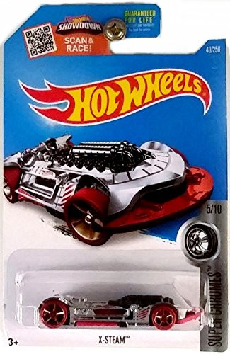 Hot Wheels, 2016 Super Chromes, X-Steam -Chrome- 40/250