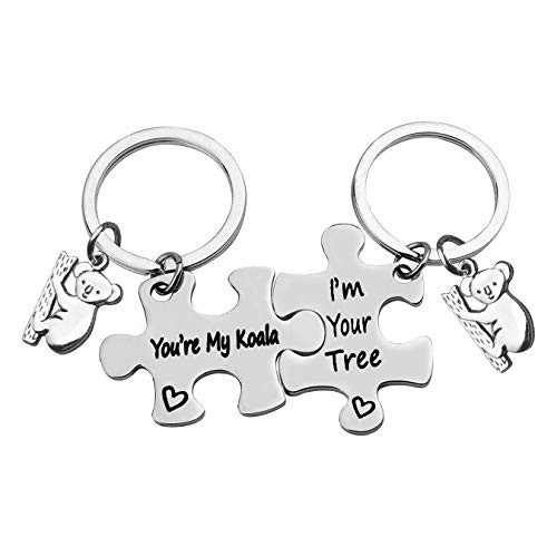 Couple Jewelry Keychain for Boyfriend Girlfriend Him Her Funny Koala Gift Anniversary Jewelry for Husband Wife Youre My Koala Im Your Tree Keychain Set Koala Lover Gift Birthday Gift Wedding gift Couple Jewelry Keychain for Boyfriend Girlfriend Him Her Funny Koala Gift Anniversary Jewelry for Husband Wife Youre My Koala Im Your Tree Keychain Set Koala Lover Gift Birthday Gift Wedding gift