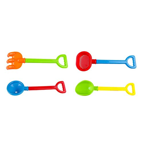 Pinklove Beach Toys Set - Kids Play Sand Bucket Shovel Tool Summer Boys Girls Outdoor Games Beach Accessories Including Sand Water Wheel Bucket Shovels Sifter Molds Rakes and Shovels