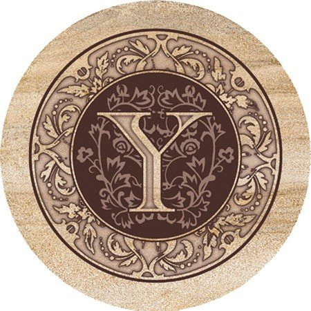 Thirstystone TSMY Thirstystone 4 piece Coaster Set Monogram Y