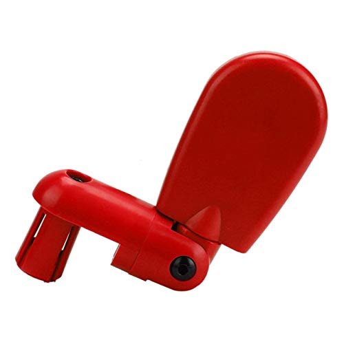 Safe Rearview Mirror Mini Rotate Flexible Universal Bike Cycling Rearview Handlebar Mirror 360 Rotatable Mirror Bicycle Accessories -Color - Red-