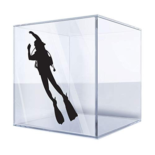 DT Stickers Decals Decal Scuba Diver Figure 8 X 5,7