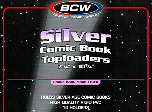 Silver Age Comic Book Rigid Topload Holder 20 Pack