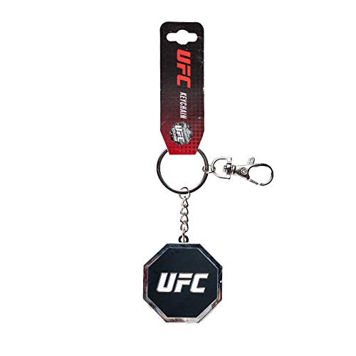 Pro Specialties Group UFC Keychain ZAMAC Octagon Glove, White?Lack, ONE Size
