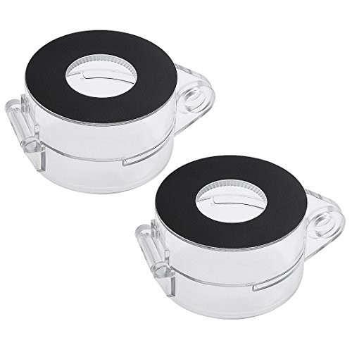 uxcell 2pcs Black Clear Plastic Switch Cover Protector for 22mm Diameter Push Button Switch
