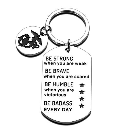 Marine Corps Gifts Graduation Keychain Gifts for Women Men Be Strong When You are Weak Encouragement Gifts for Him Her Boys Girls Inspirational Gifts for Family Friends Daughter Son Birthday Christmas