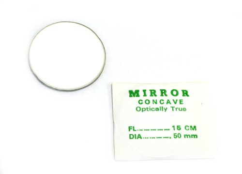 Concave Mirror 50mm Dia, 150mm Focal Length - Eisco Labs