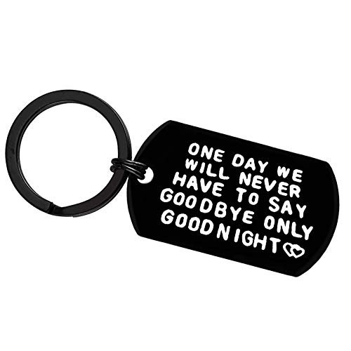 Couple Jewelry Long Distance Relationship Gift for Boyfriend Girlfriend Couple Keychain Keyring Best Friend Gift Keychain Going Away Gift for Husband Wife Valentine's Birthday Graduation Gift