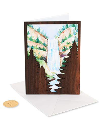 Papyrus Birthday Card for Him -Woodland Silhouette-