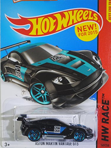 Hot Wheels 2015 HW Race, Aston Martin Vantage GT3 149/250, Black