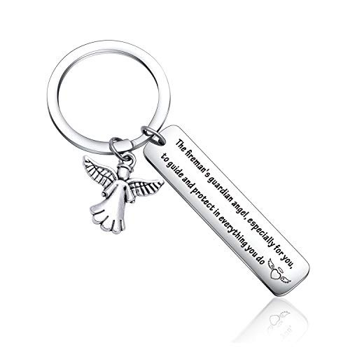 fireman gifts for men fireman keychain for Best Firefighter gift for Police Firefighter keychain for Police Firefighter keyring Fire Department gift for Fire Department coworker gift fireman keyring