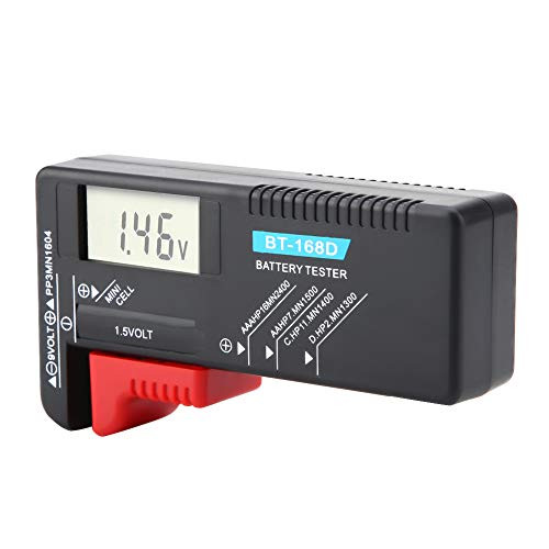 Battery Tester Battery Volt Tester Button Cell Battery Universal Battery Checker BT-168D for Battery