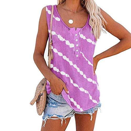 Tops for Women Sexy Elegant Women's Henley Shirts Short Sleeve Button Up V Neck T-Shirts Crewneck T Shirts Women Summer Tops Loose Fitting Tshirts Basic Simple Tees Purple