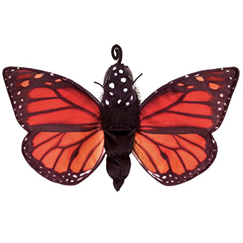 Folkmanis Monarch Life Cycle Reversible Hand Puppet Plush