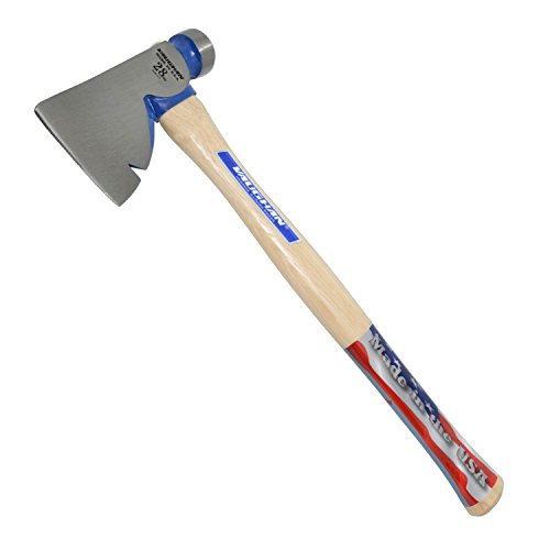 Vaughan RB 28-Ounce Rig Builders Hatchet, Hickory Handle for heavy construction, 17-Inch Long.