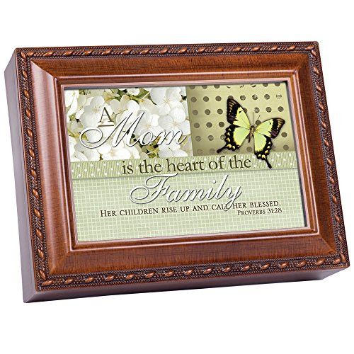 Cottage Garden Mom Woodgrain Music Box/Jewelry Box Plays How Great Thou Art Cottage Garden Mom Woodgrain Music Box/Jewelry Box Plays How Great Thou Art