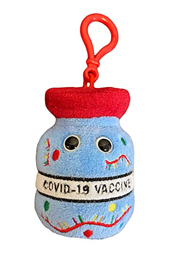 GIANTmicrobes COVID-19 Vaccine Plush Keychain