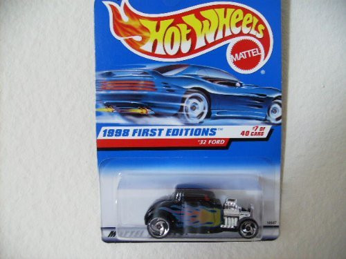 Hot Wheels '32 Ford 636 1998 First Editions 7 China Base with Saw Blades